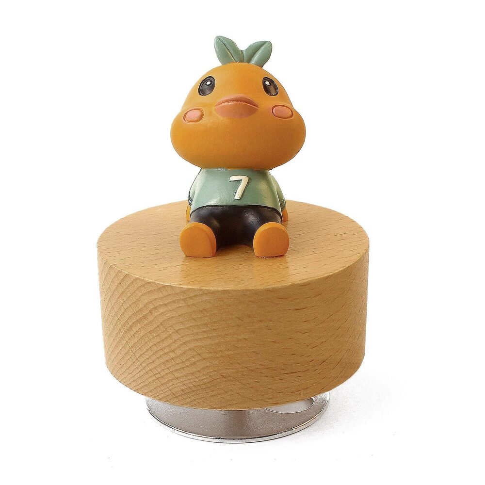 4552 Cute Little Animal Wooden Mechanical Music Box, You are My Sunshine
